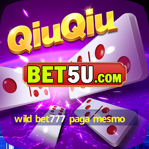 wild bet777 paga mesmo