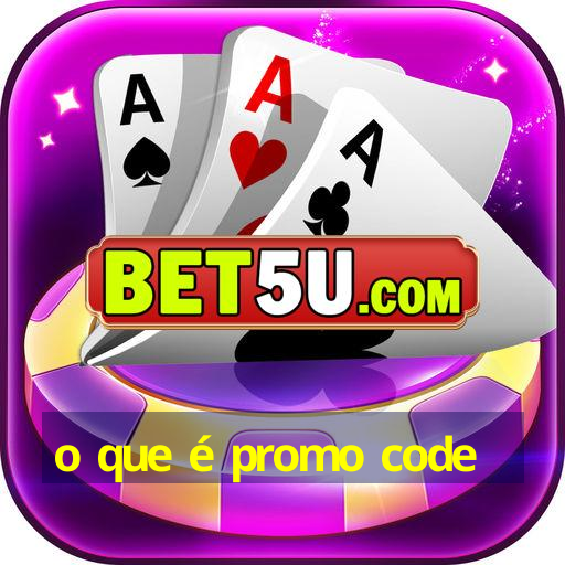 o que é promo code