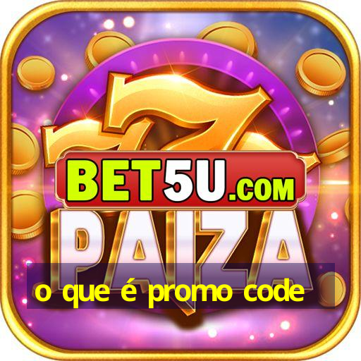 o que é promo code