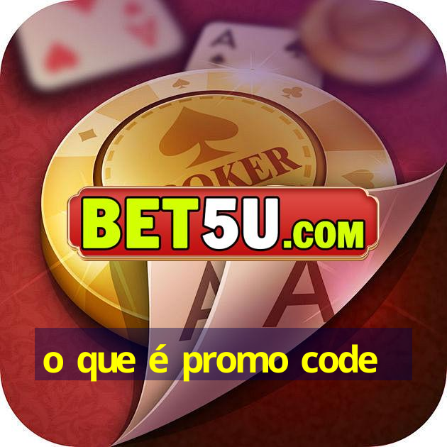 o que é promo code