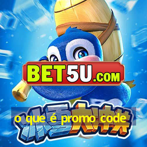 o que é promo code